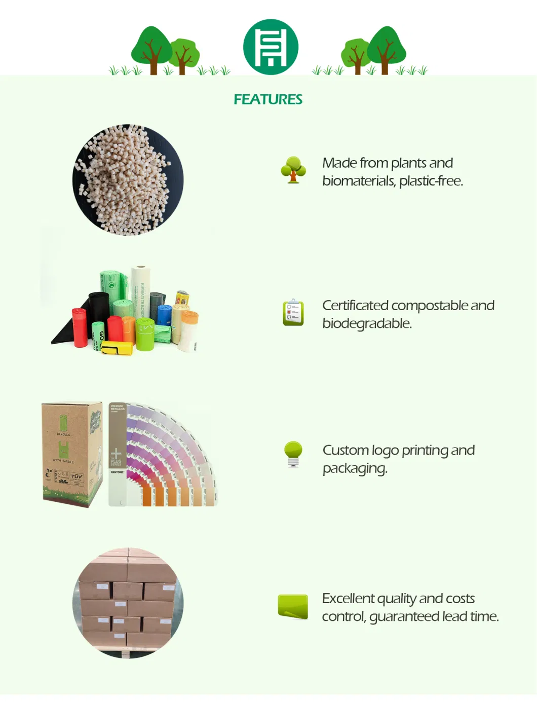 Plant Biodegradable Apron, Plastic Apron Wholesale, Plastic-Free