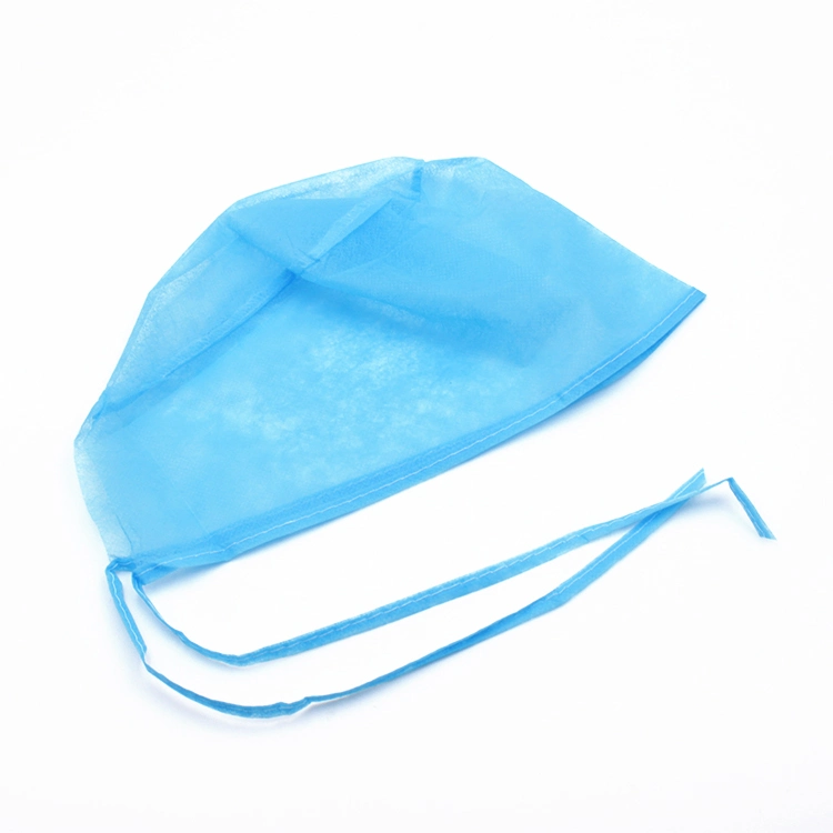 Disposable Hat Non Woven Cap Doctor Cap with Elastic, Made by Hand