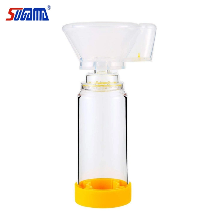 Portable Spacer Silicone Aerochamber with Child Silicone Mask