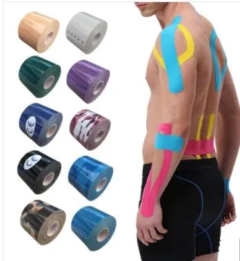 Hot Sale Kinesiology Tape Athletic Waterproof Breathable Fitness Muscle Sport Tape