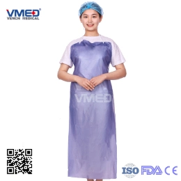 Non -Woven Disposable Surgical Hospital Apron, Disposable White Non-Woven Surgical Apron, Doctor/Nurse/Non-Woven Apron