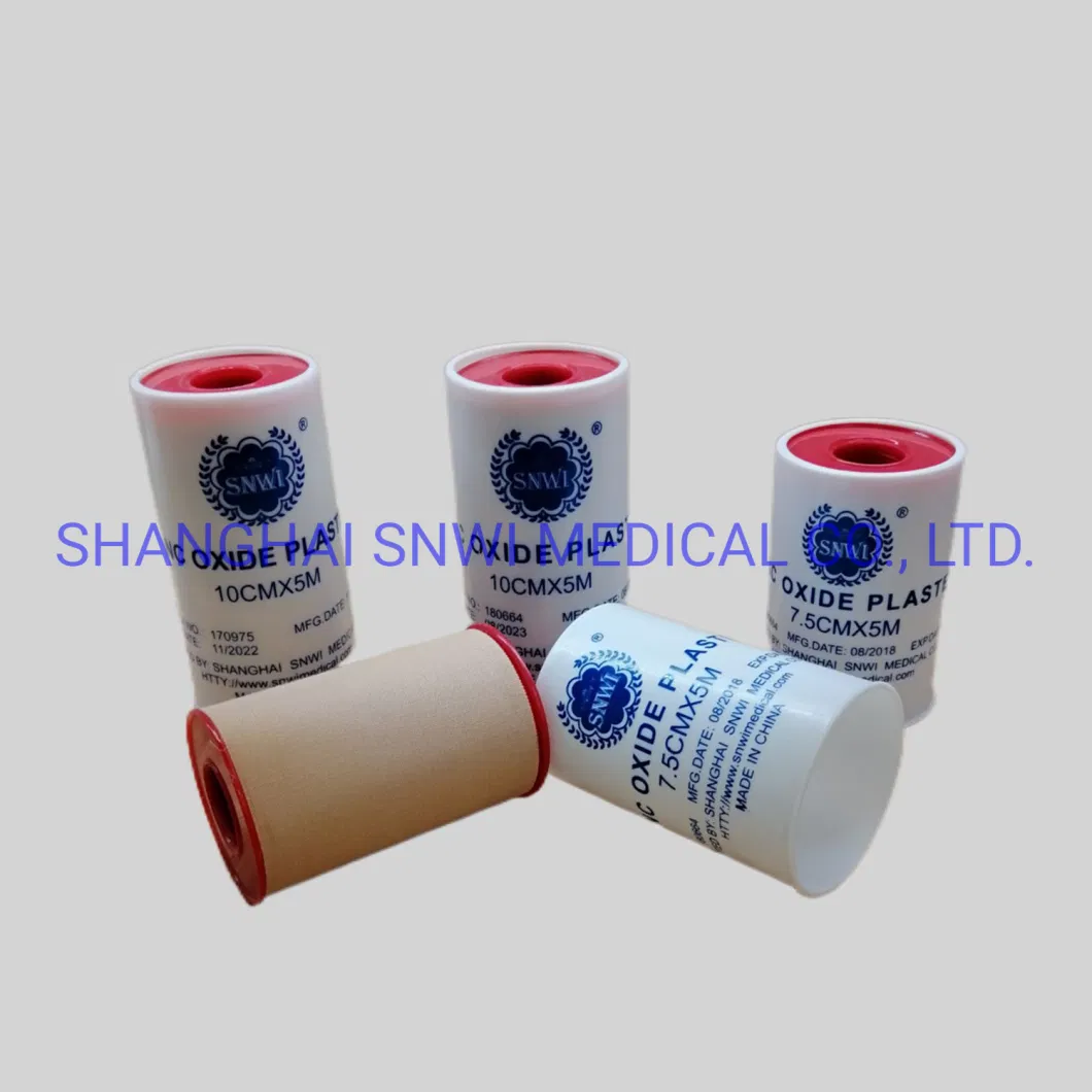 Hot Disposable Medical Surgical Zinc Oxide Adhesive Plaster for Hospital Use