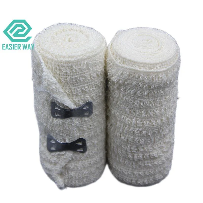 Factory Price Medical Cotton Elastic Crepe Bandage with ISO