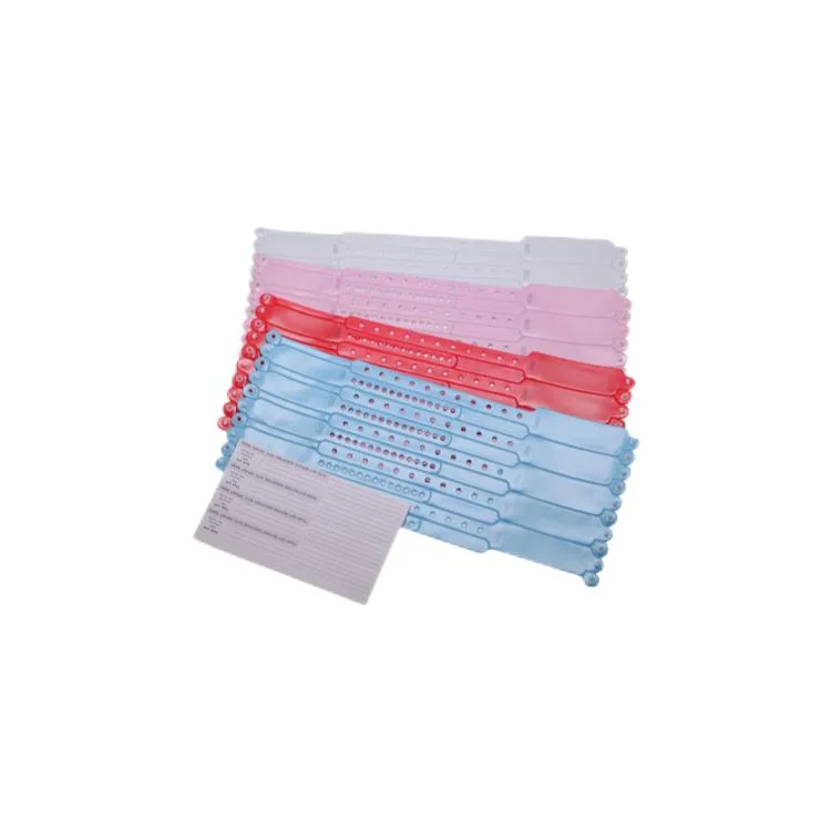 Hospital ID Band Colorful Bracelets Card Insert Baby Medical Wristbands
