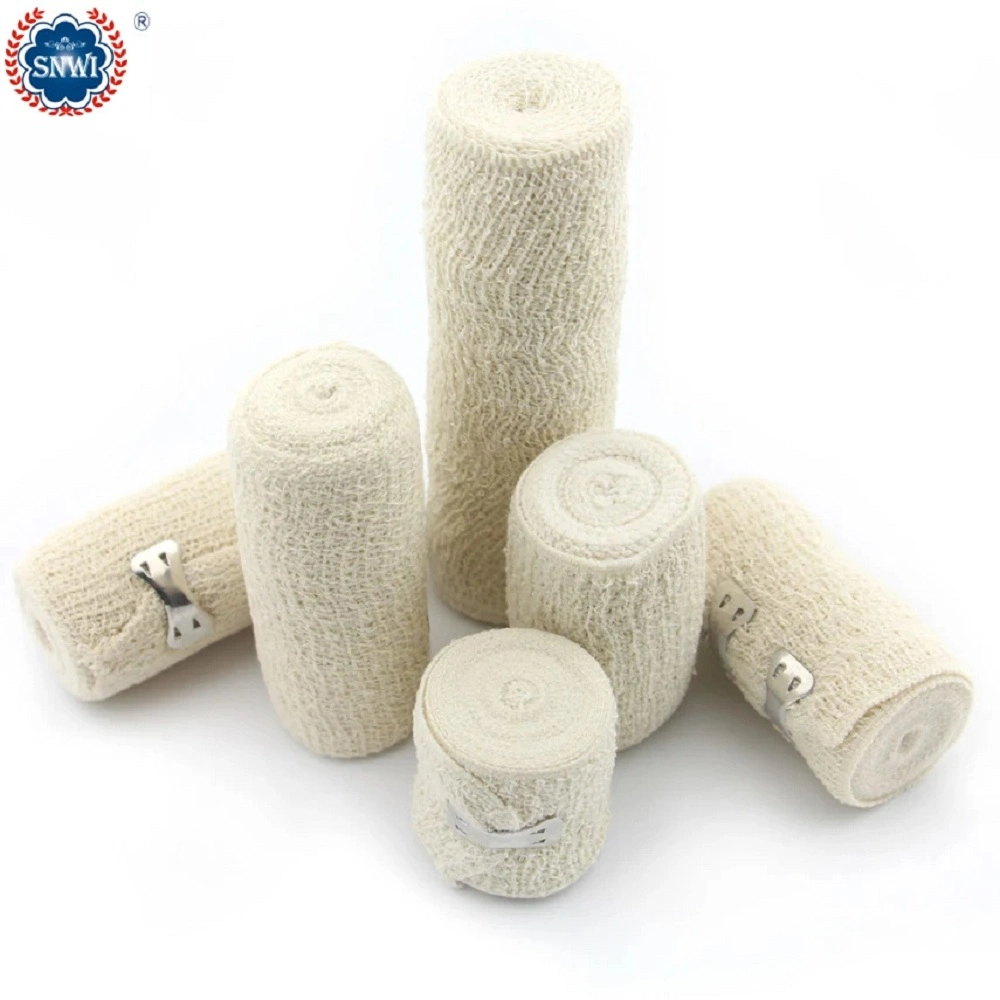 Wholesale Disposable Medical Surgical Supply Sterile Elastic 100% Cotton Crepe Bandage Used in Hospital