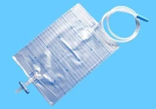 Factory Hotsale Medical Disposable Economic 2000ml Urine Collection Bag with Hook