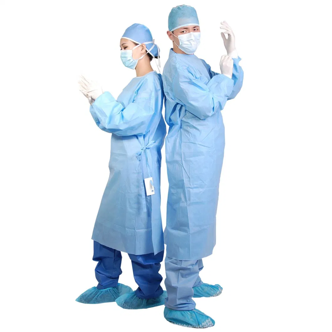 Hot! SMS Surgical Gown / Disposable Sterile Surgical Gowns and Drapes with Level 3