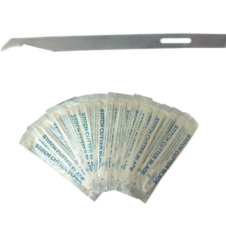 Disposable Sterile Surgical Suture Stitch Cutter Scissors Blades