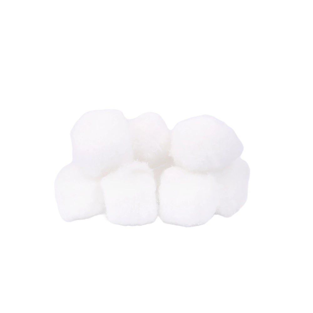 Customized Absorbent Medical Surgical Dressing 100% Hemodialysis Dental Sterile Peanut 0.5g Cotton Balls