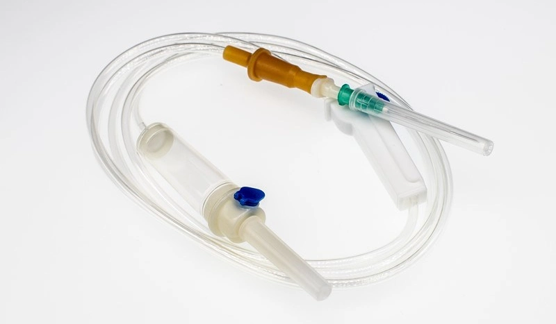 Inexpensive Medical Burette Disposable IV Infusion Set and Components with Filters