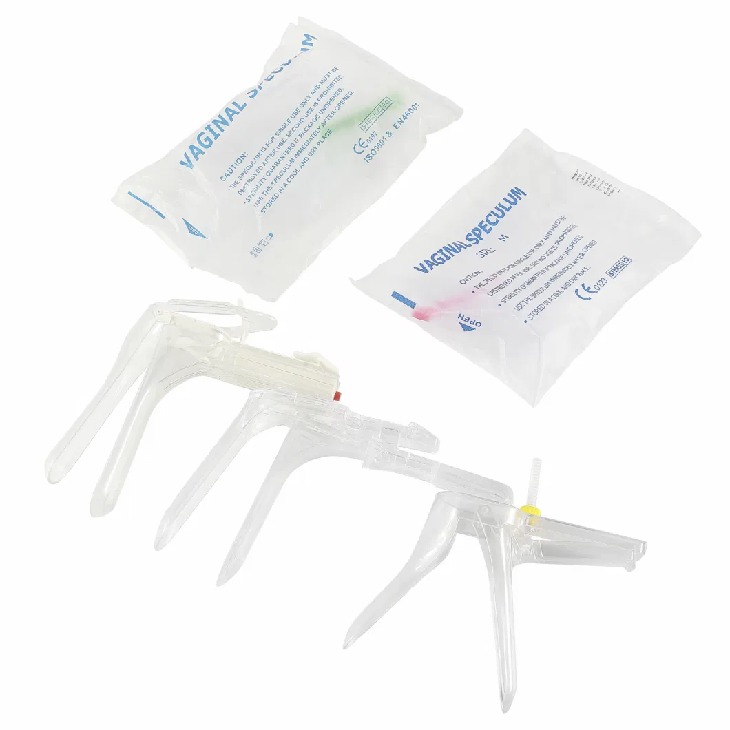 High Quality Different Size Sterile Disposable Vaginal Speculum with Hook