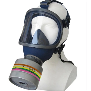 K2p3 Full Facepieces Face Mask Anti-Fog Lens 5-Point Head Belt 40mm Connection Acid Gas Mask
