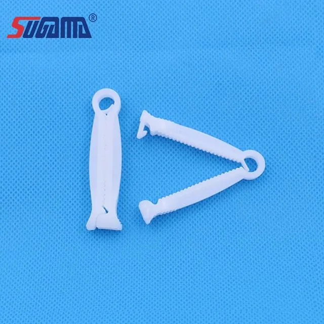 Medical Different Plastic Baby Adult Disposable Umbilical Cord Clamps Tie