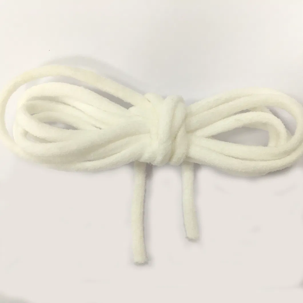 Custom 3mm Flat Round Elastic Band Cord Earloop for Face Mask