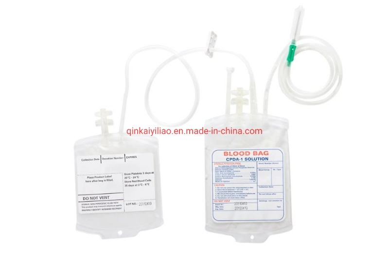 Single Double Triple Quadruple Blood Collection Bag in Low Price