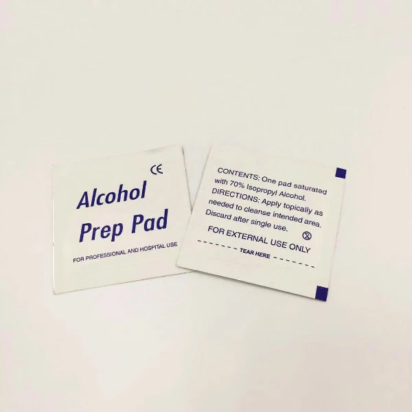 Saturated with 70% Isopropyl Alcohol Prep Pad/Swabs Sterile Pad
