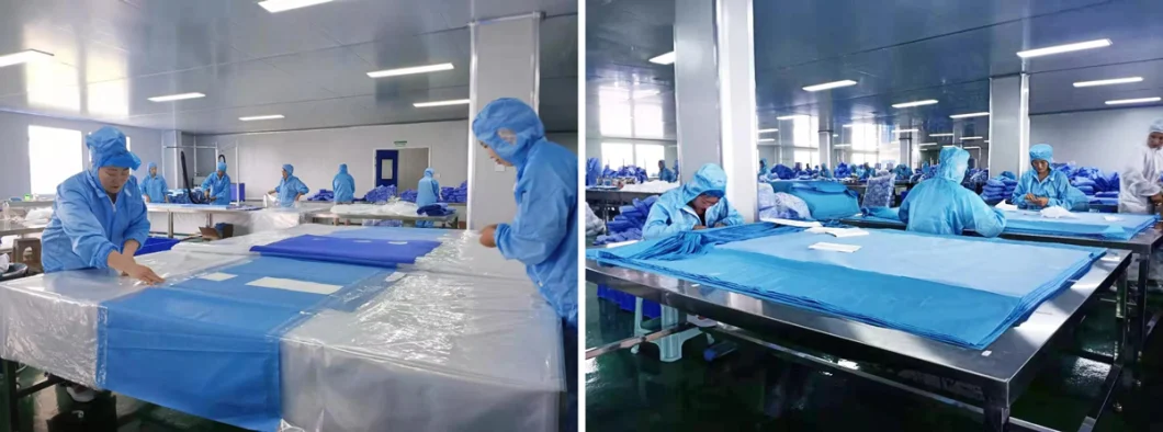 Customized Disposable Sterile Non Woven Dental/Obstetric Delivery/C-Section/Laparotomy/Angiography/Eye Universal Surgical Drape Pack