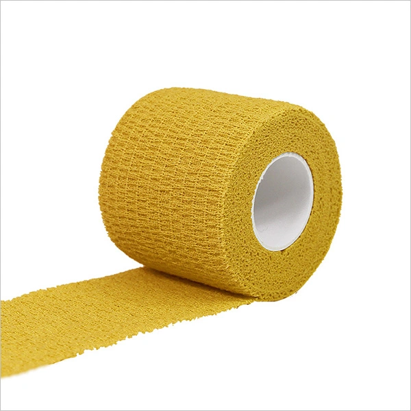 Cotton Latex Free Elastic Cohesive Gauze Crepe Bandage Free Samples &amp; CE FDA Certified