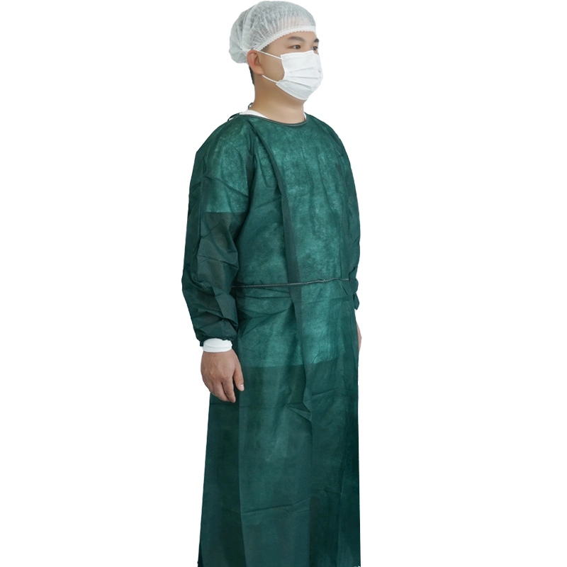 Cheap Price Blue Yellow Green White Medical Non Woven Isolation Gown