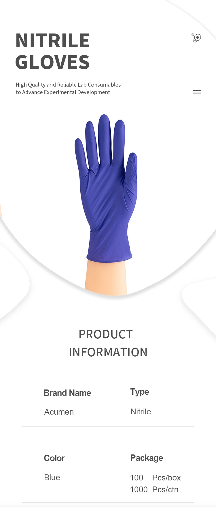 Disposable Medical Latex/Nitrile Examination Gloves Disposable Plastic Gloves