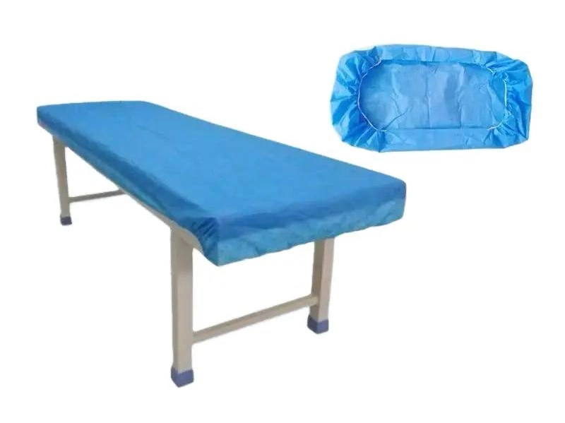 Disposable Nonwoven PP SMS Bed Cover Sheet Hospital Bed Sheets for Stretchers for SPA/Salon