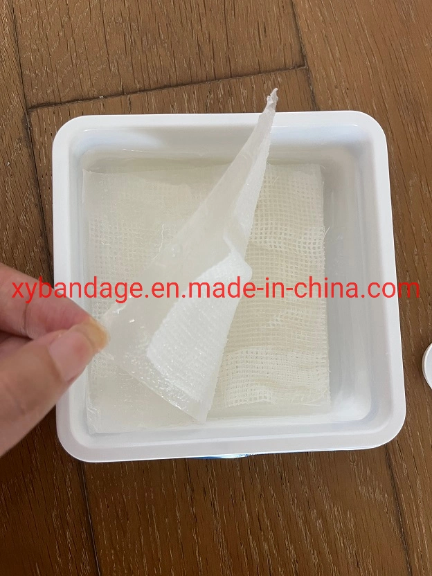 Non Woven and 100% Cotton Sterile Paraffin Gauze Dressing Pad