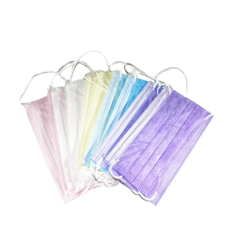 China Wholesale 3 Ply Disposable Non Woven Surgical Medical Ear Loop Face Mask ASTM Level 3 Tie on Masks
