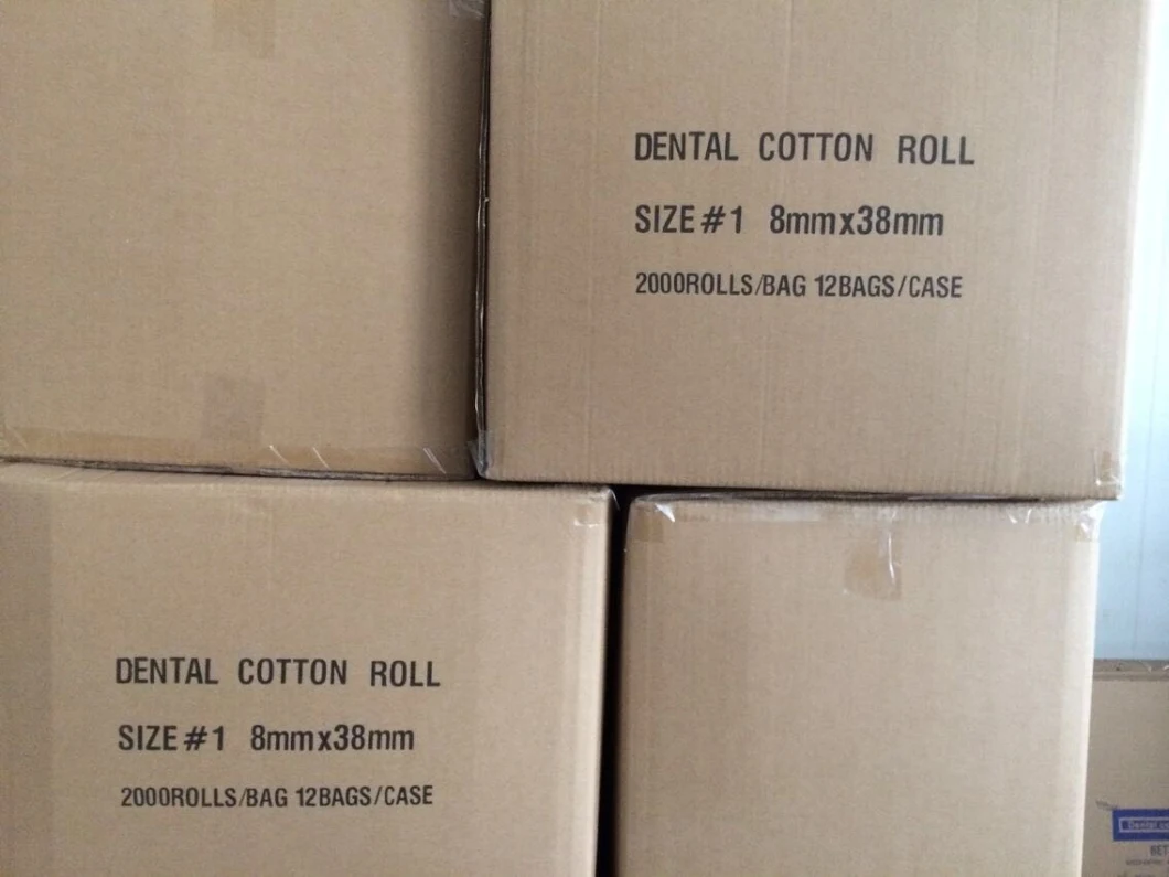 Dental &amp; Medical 1.5&quot; Medium Braided Cotton Roll Nonsterile Cotton Rolls