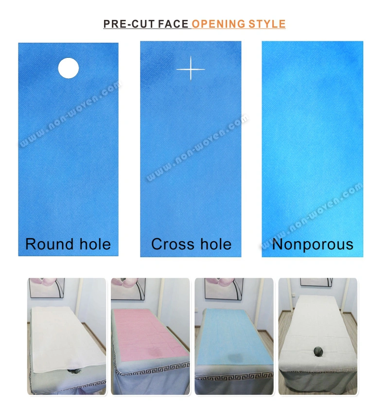 Disposable Nonwoven Bed Cover for Hospital SPA Beauty