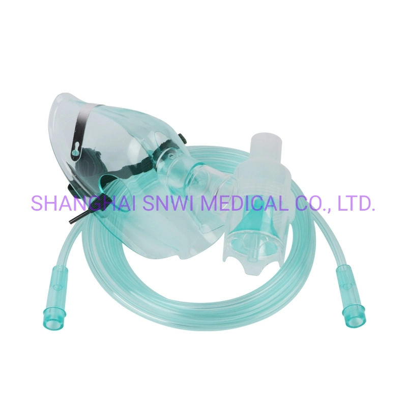 CE &amp; ISO Certificate Disposable Medical PVC Aerosol Adult Oxygen Nebulizer Mask Kit with Tubing and Nebulizer Cup