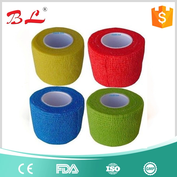 Cohesive Bandage Elastic Bandage, Sport Wrap Tape Waterproof High Stickly Q