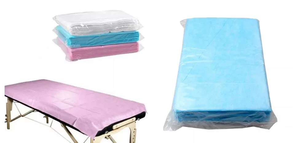 Wholesale Customized PP Non Woven Disposable Bed Sheets Waterproof Bed Cover for SPA Massage