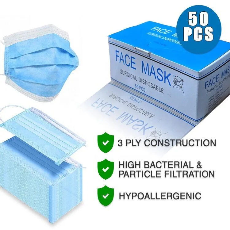 Anti-Dust Anti-Fog Anti Pollution Disposable Medical Surgical Face Dust Mask