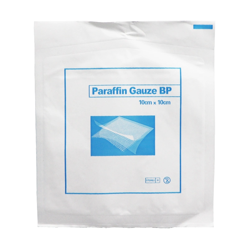 100% Cotton Sterile Paraffin Gauze Dressing Pad Cartoon