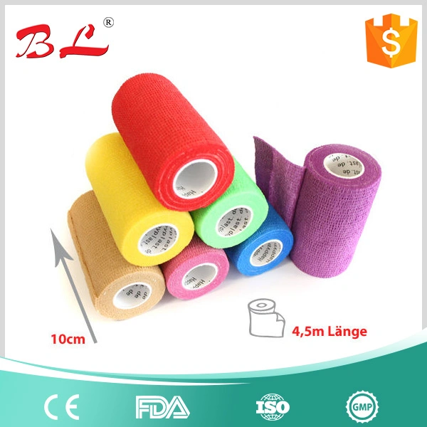 Cohesive Bandage Elastic Bandage, Sport Wrap Tape Waterproof High Stickly Q