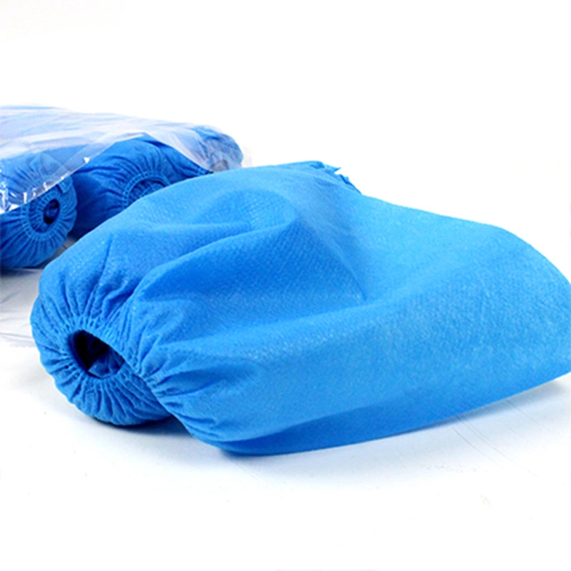 Disposable Medical Non Woven Surgical Shoe Cover Anti Slip Polypropylene Boot Covers