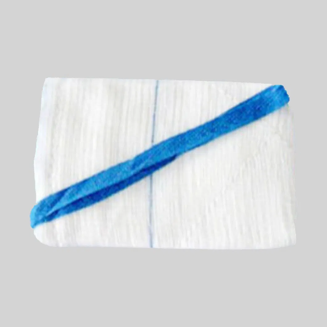 Wound Dressing Medical Cotton Gauze Swab Sterile Lap Sponge Abdominal Pad Different Sizes with X Ray and Loop From Manufacturer