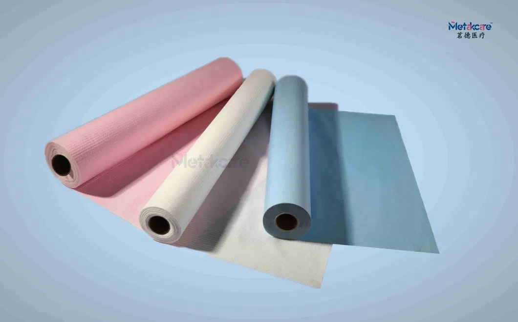 Disposable PP/ Nonwoven Fabric Medical Bed Sheet in Roll