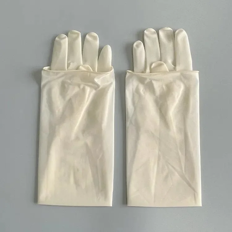 High Quality Medical Sterile Powdered Disposable Latex Gynecological Glove