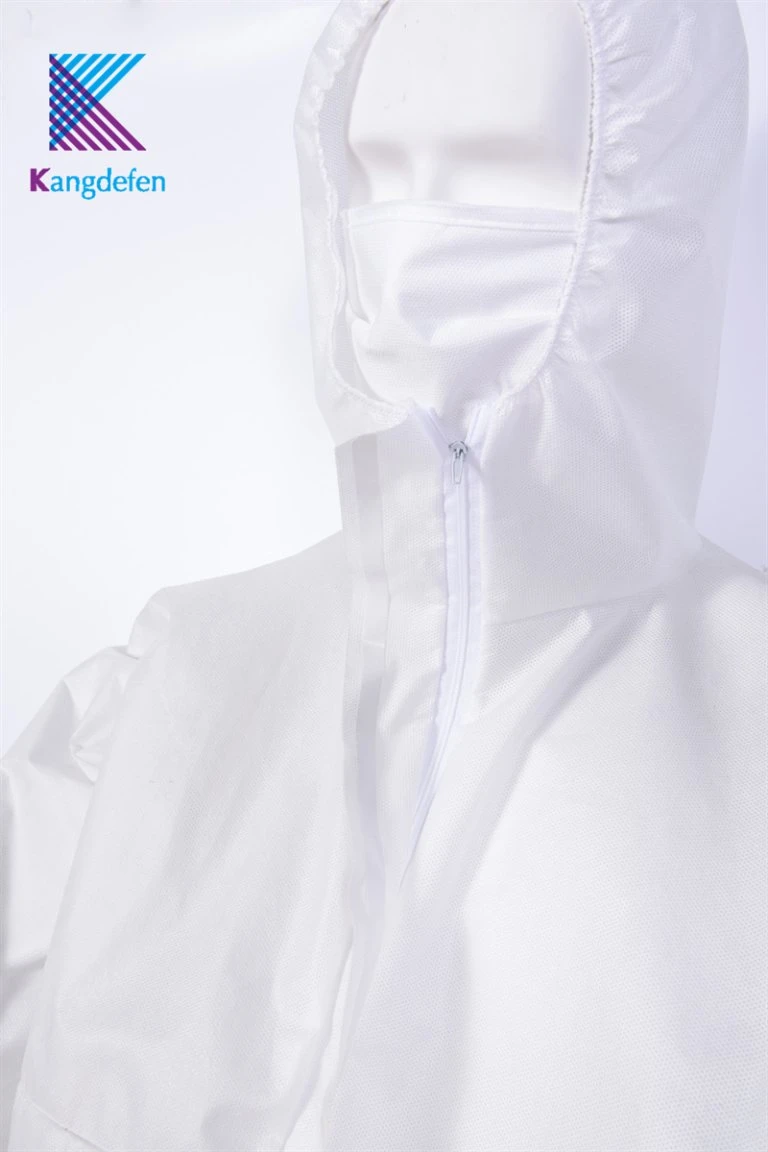 Disposable Long Sleeve Laboratory Coat Medical Surgical Isolation Gown