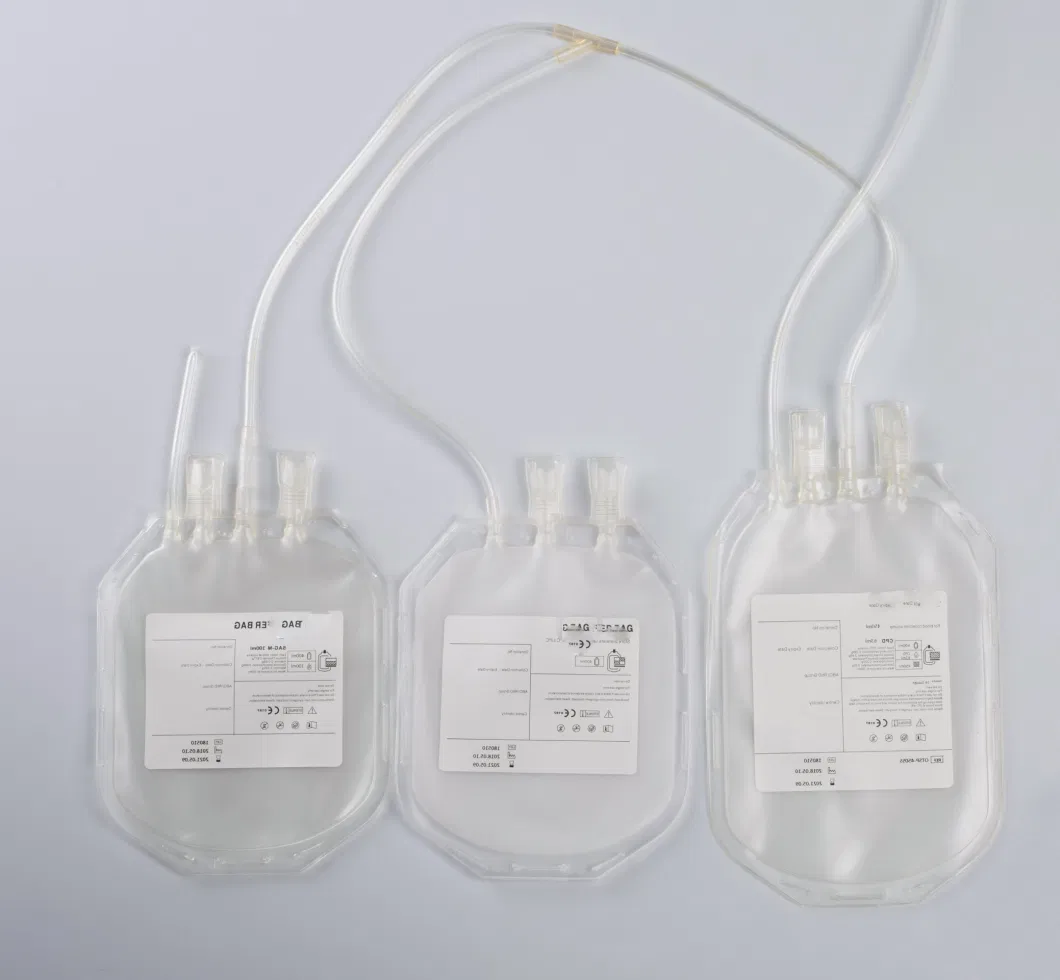 Hot Sale Medical Consumables Disposable Sterile Single Double Triple Quadruple Blood Bag
