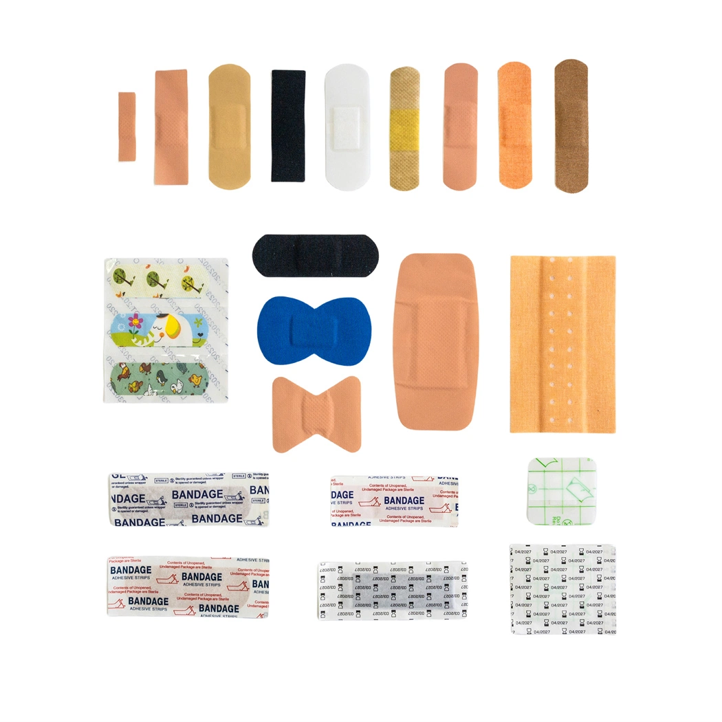 Customized Medical PE/ PVC/ PU/ EVA/ Fabric/ Cotton/ Non-Woven/ Foam Band Aid Adhesive Bandage Wound Plaster