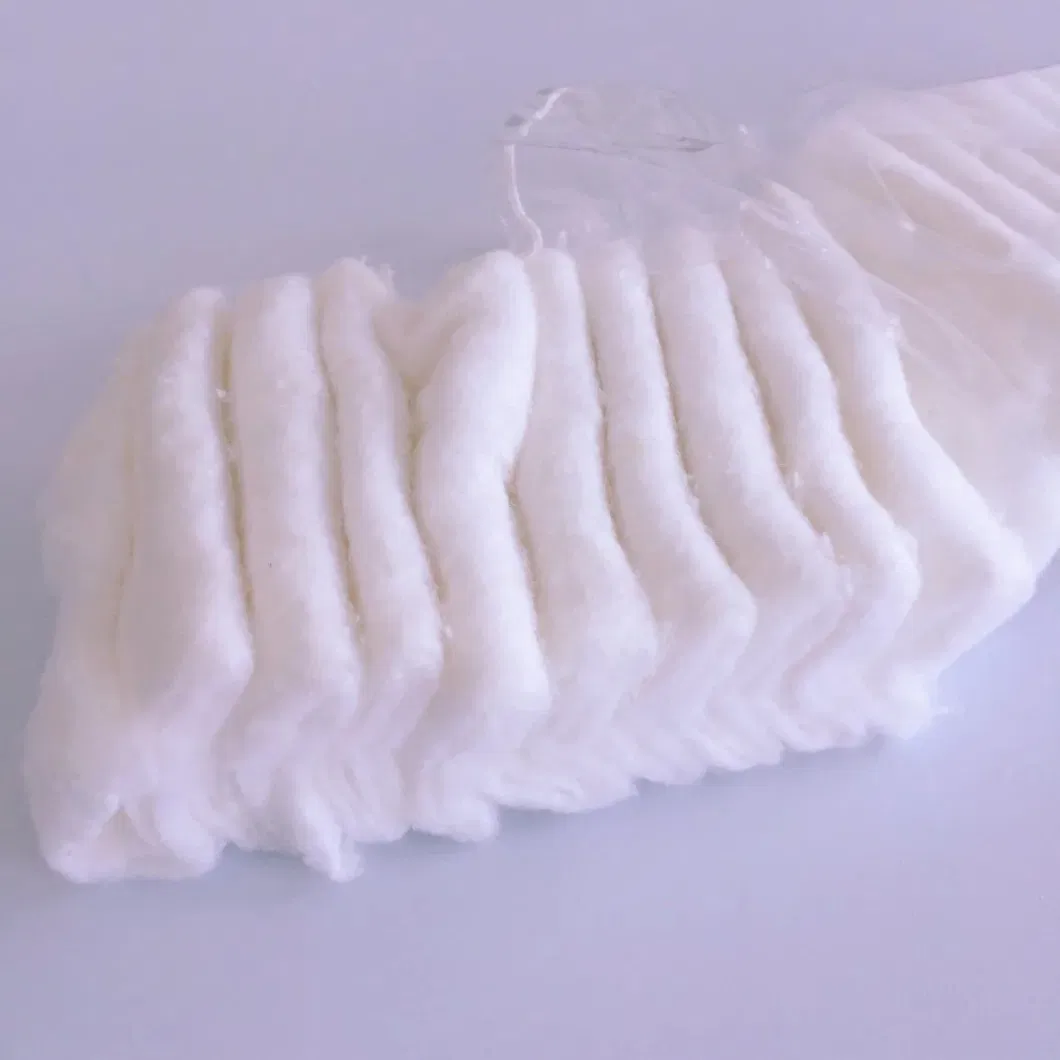 Medical Soft High Absorbent Cotton Zig Zag Cotton