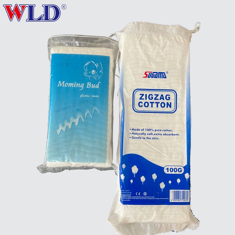 Medical Zigzag Absorbent Cotton Pad Wool