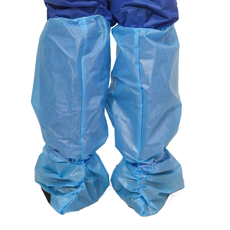 Disposable PE CPE PP SMS Microporous Plastic Nonwoven Waterproof Anti Slip Nonskid Industry/Cleanroom/Lab/Boot/Shoe Cover