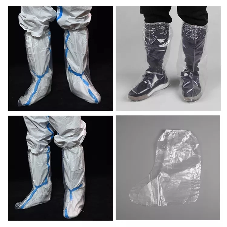 Disposable PE CPE PP SMS Microporous Plastic Nonwoven Waterproof Anti Slip Nonskid Industry/Cleanroom/Lab/Boot/Shoe Cover