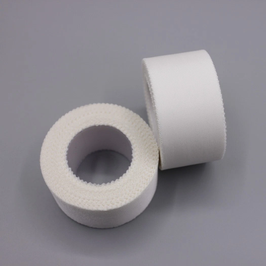Medical Easy Tear Breathable Hypoallergenic Latex-Free White/Skin Color Cloth Silk Adhesive Tape