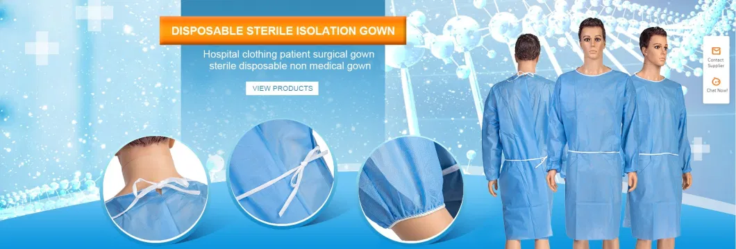 Disposable Nonwoven Nursing Scrub Suit for Nurse Doctor Surgeon in Hospital