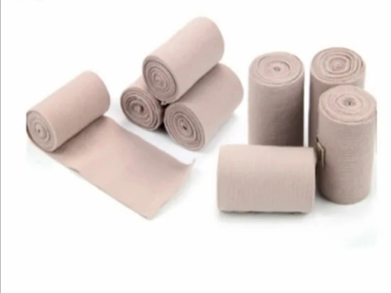 Medical Skin Color Rubber High Elastic Bandage Rubber Elastic Bandage