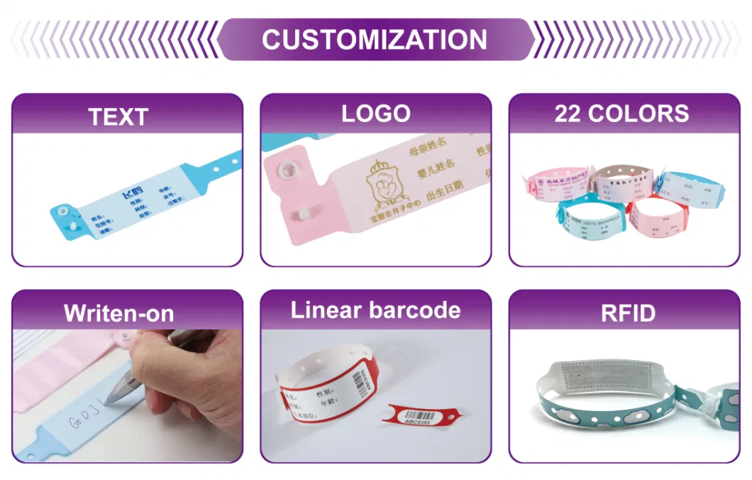 Disposable 13.56MHz RFID NFC Paper Wristband NFC Bracelet for Sport Event Identification